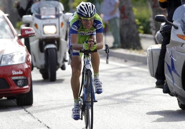 Vincenzo Nibali (Liquigas-Doimo) time trials to victory