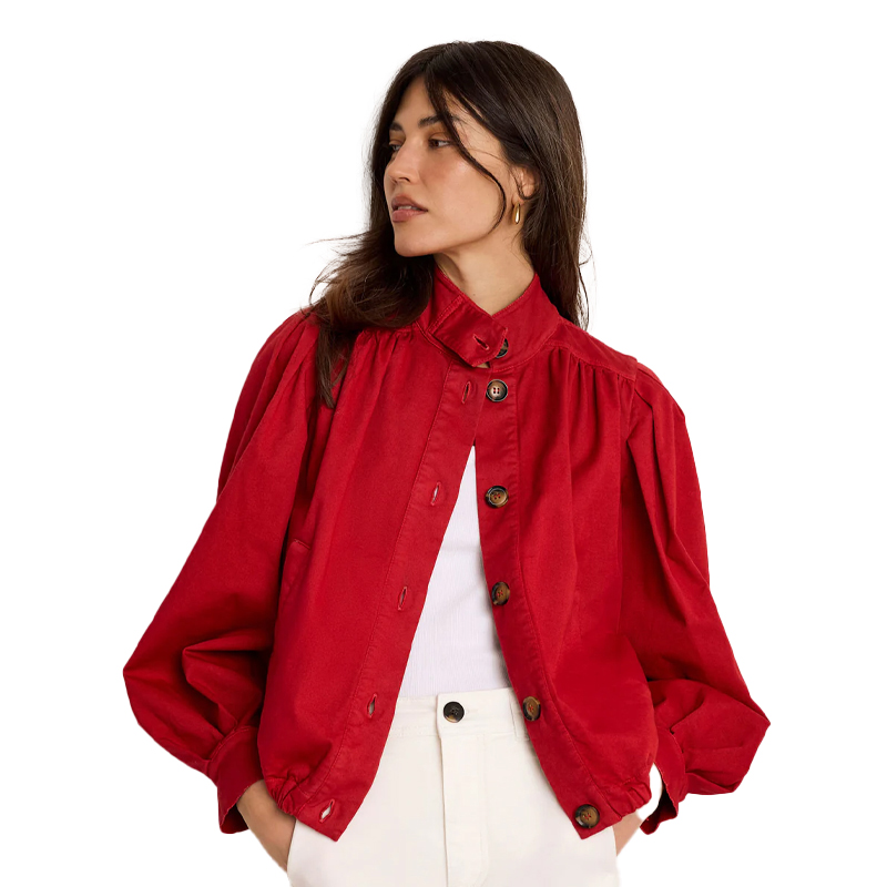 red windbreaker jacket, Mint Velvet