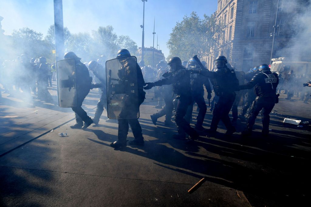 Yellow vest protests.