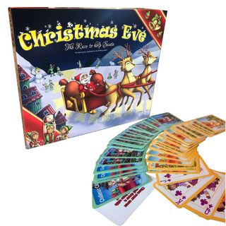 Christmas games for families as illustrated with these colourful boxes