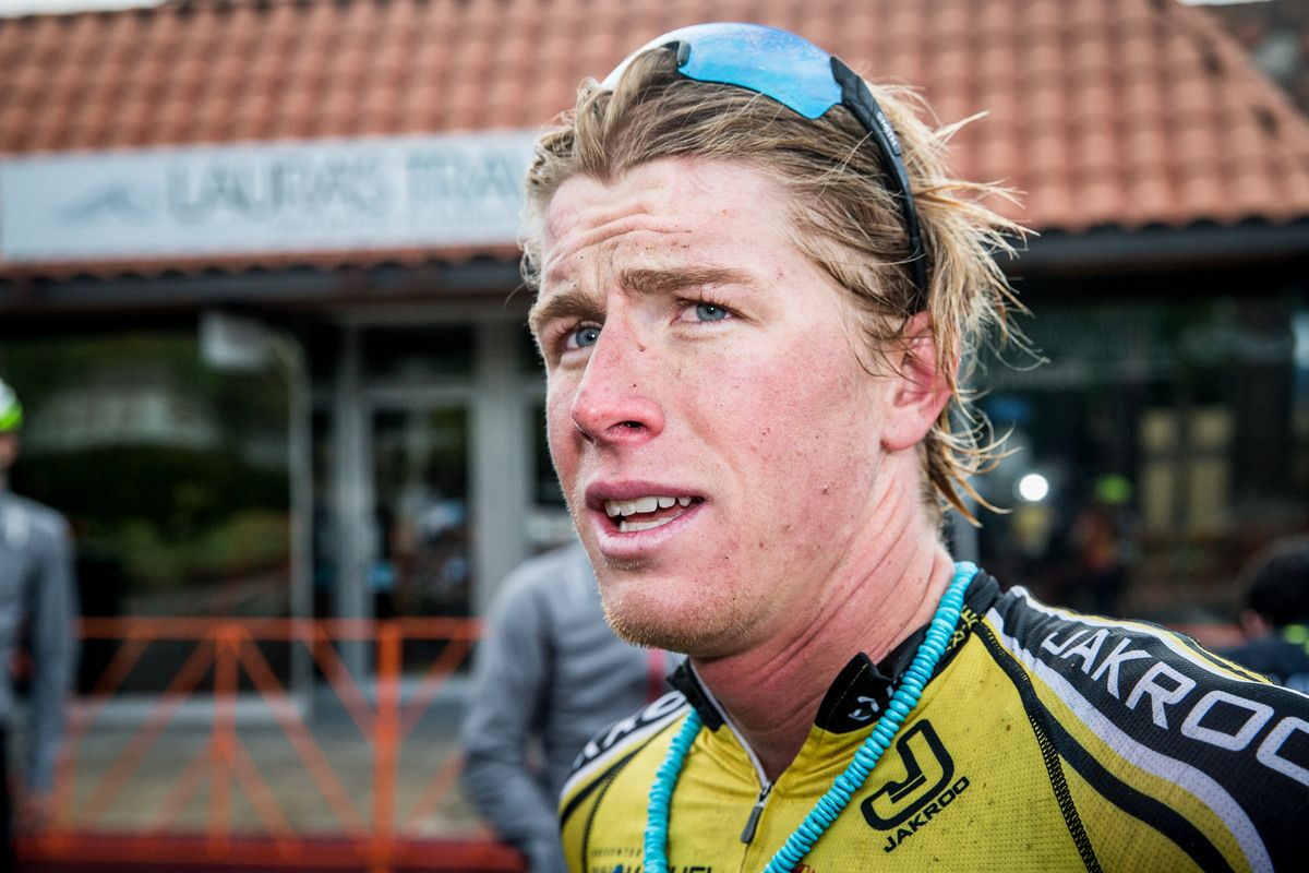 Tj Eisenhart (Holowesko/Citadel) after holding on for the win