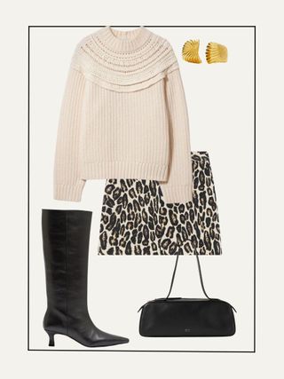 LEOPARD PRINT SKIRT OUTFITS