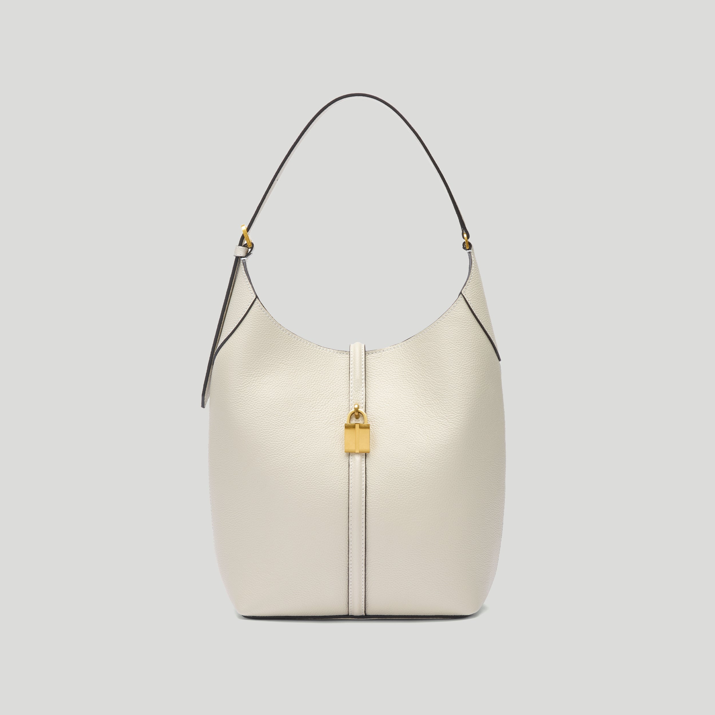 The Siena Bucket | Chalk Small Grain | Demellier