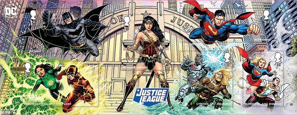 Justice League stamp