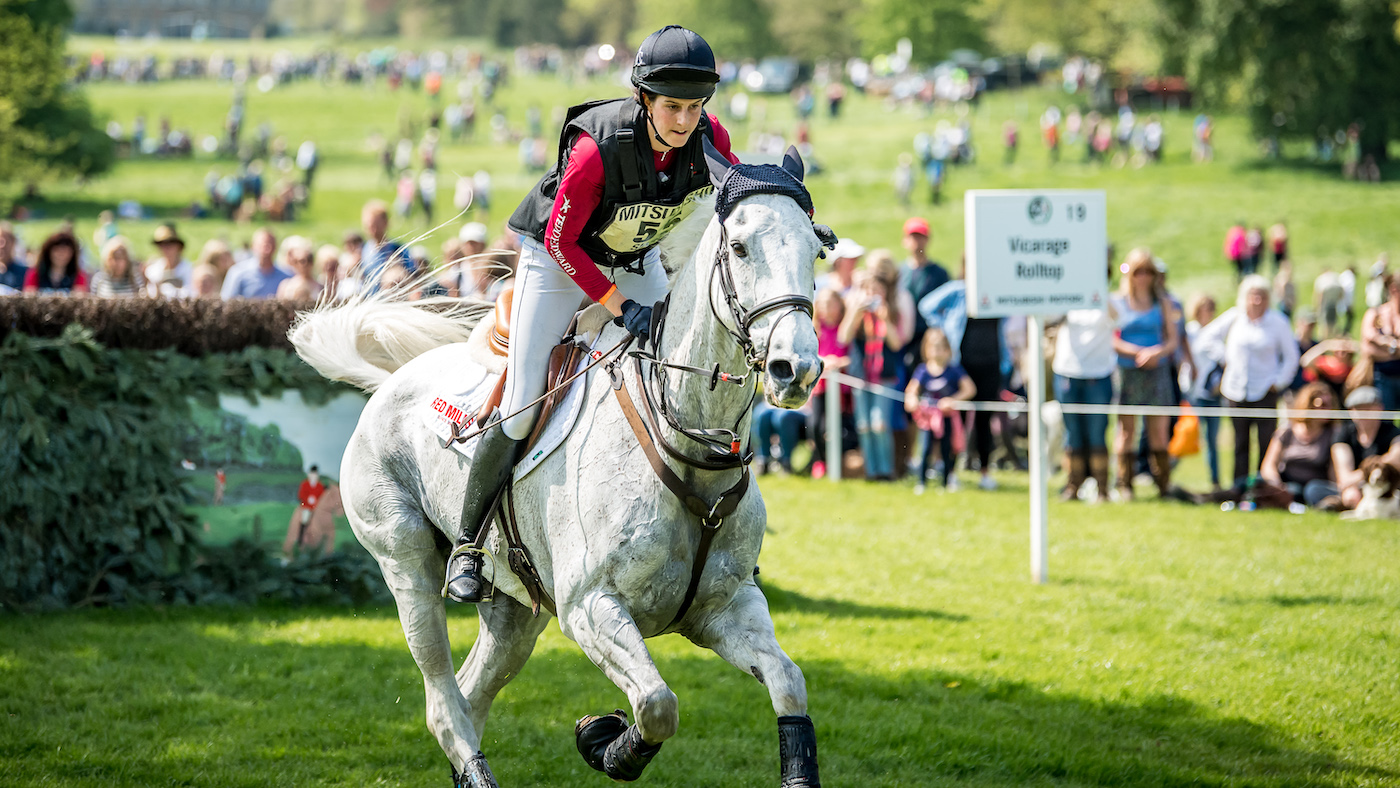 Kirsty Short and Cossan Lad at Badminton Horse Trials 2018. Kirsty spoke to H&amp;amp;H about Cossan Lad&amp;rsquo;s retirement