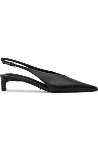 Charlie Slingback Pointed Toe Kitten Heel Pump