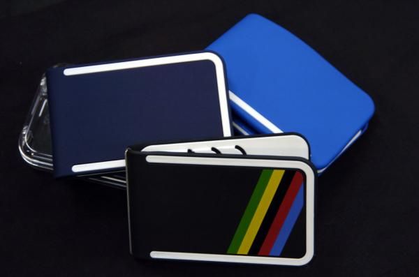 Included in Dosh's range is a wallet featuring the UCI's world champion rainbow stripes.
