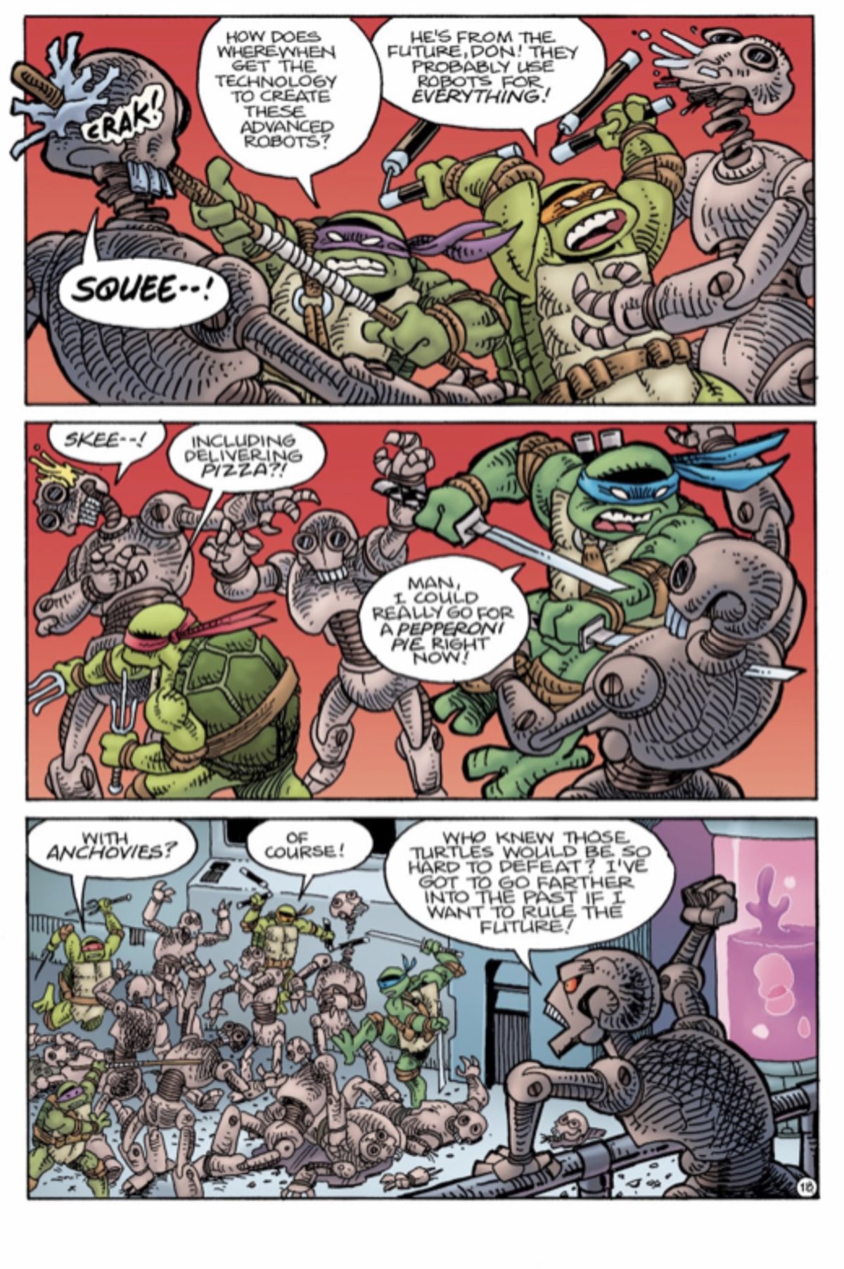Teenage Mutant Ninja Turtles/Usagi Yojimbo: WhereWhen #1 art