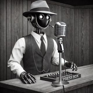 Robot announcer guy