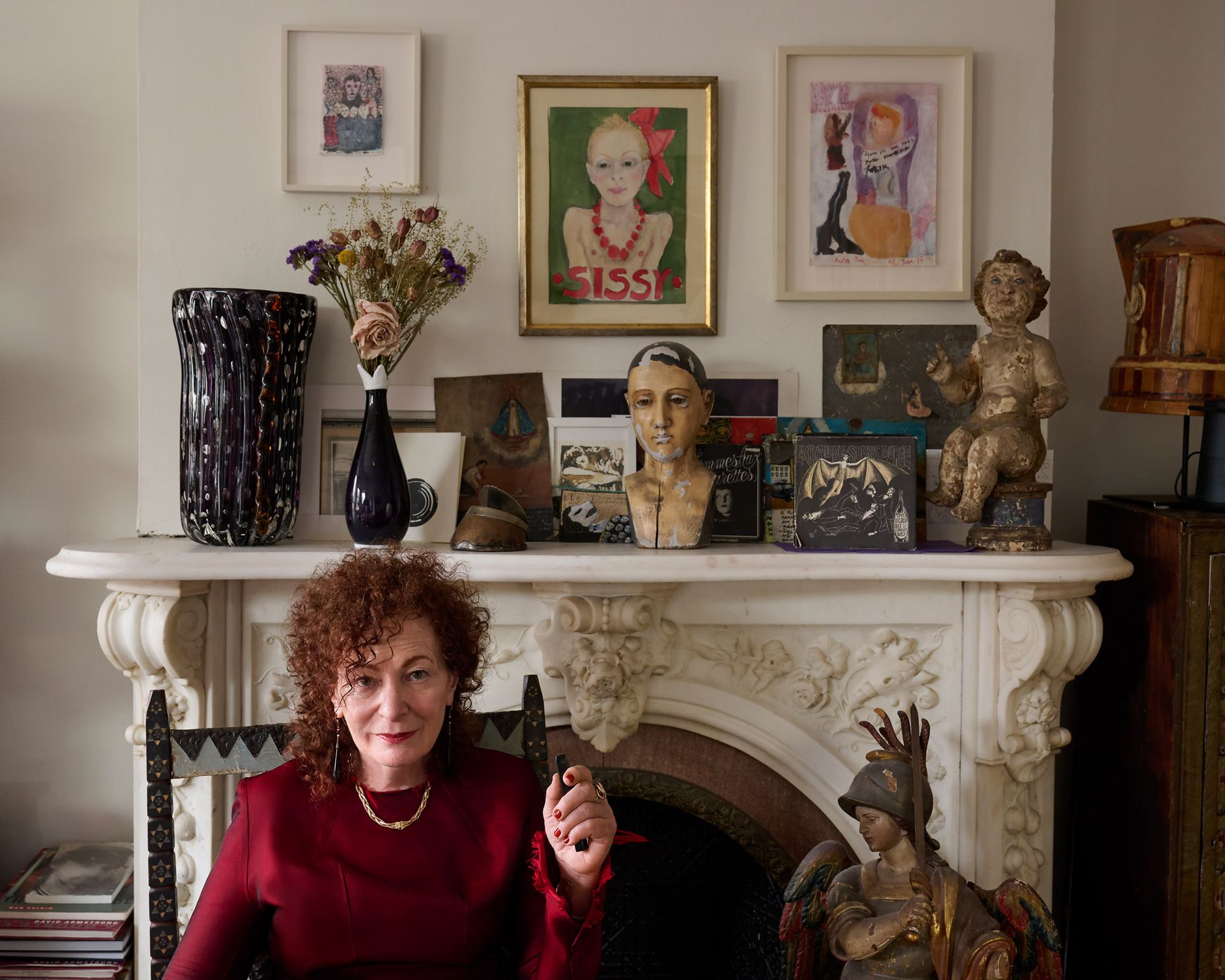 Nan Goldin in her Brooklyn apartment