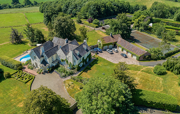 Chorley Hall, Bridgnorth, Shropshire AERIAL EQUESTRIAN