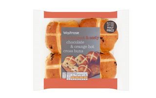 marks spencer salted caramel hot cross buns