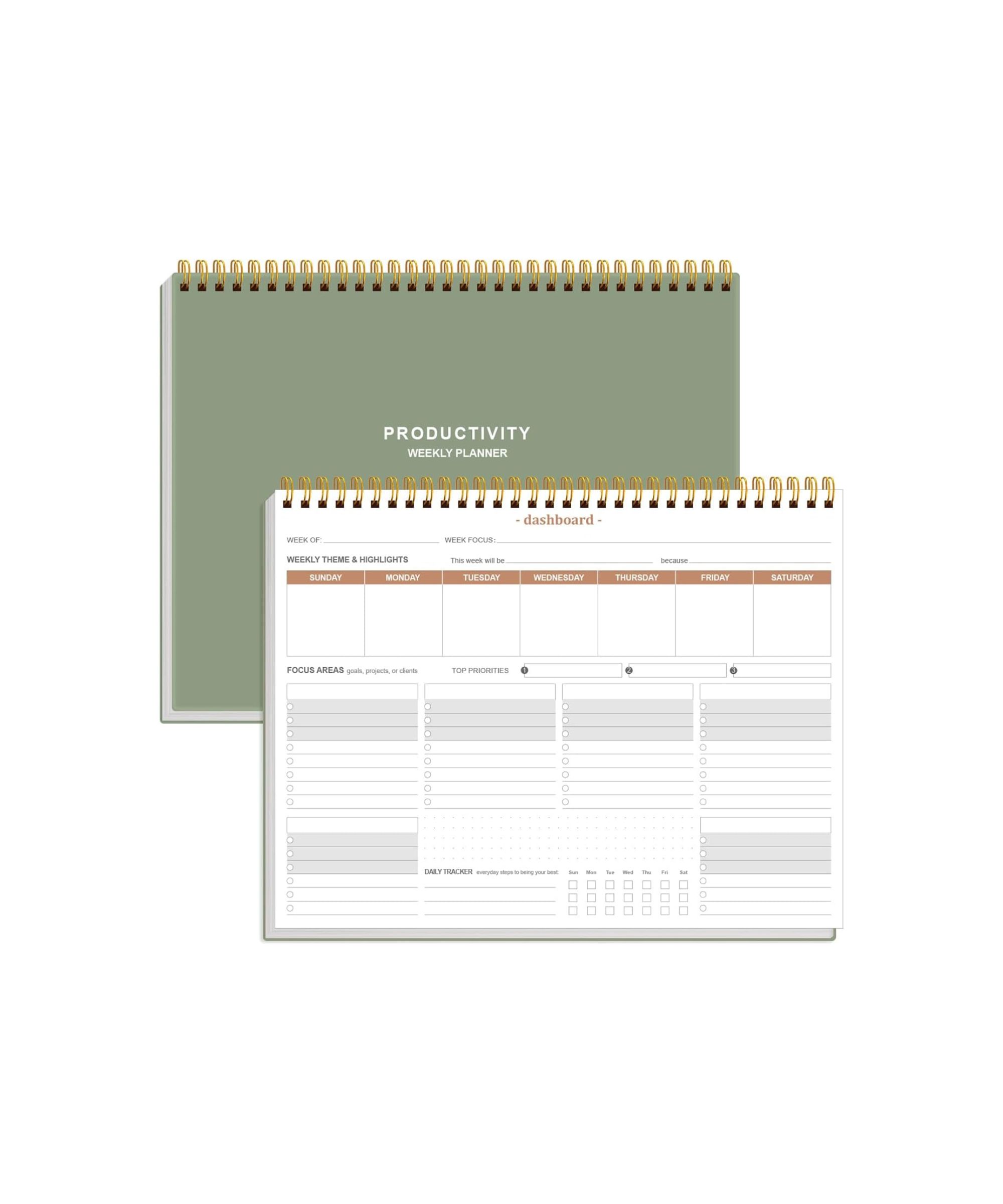 A green productivity planner
