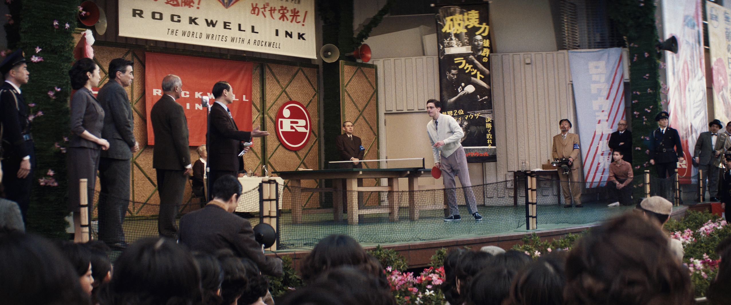 endo and marty play ping pong in a special japanese tournament in the final scene of marty supreme