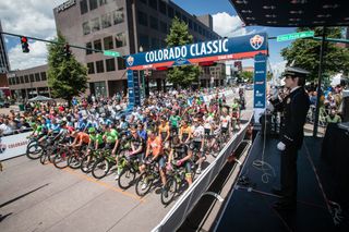 The first ever stage of the Colorado Classic started in Colorado Springs