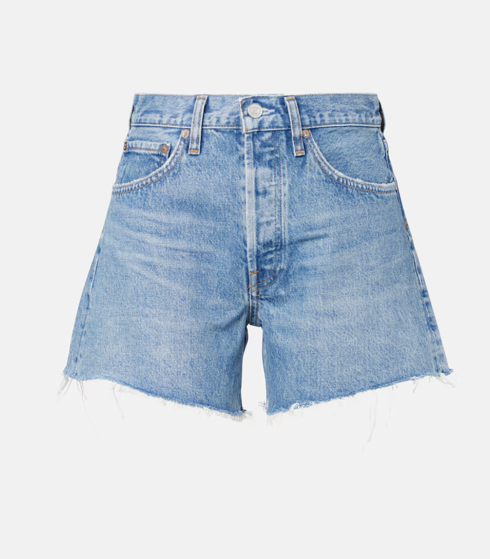 Agolde, Parker denim shorts