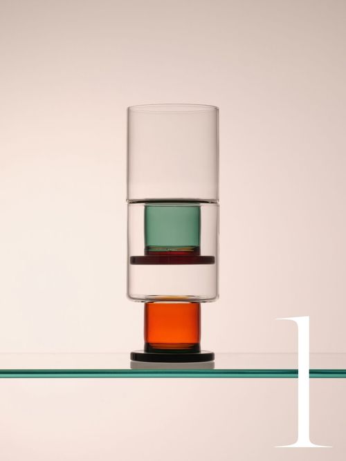 RYE Stacking Wine Glasses, Set of 2