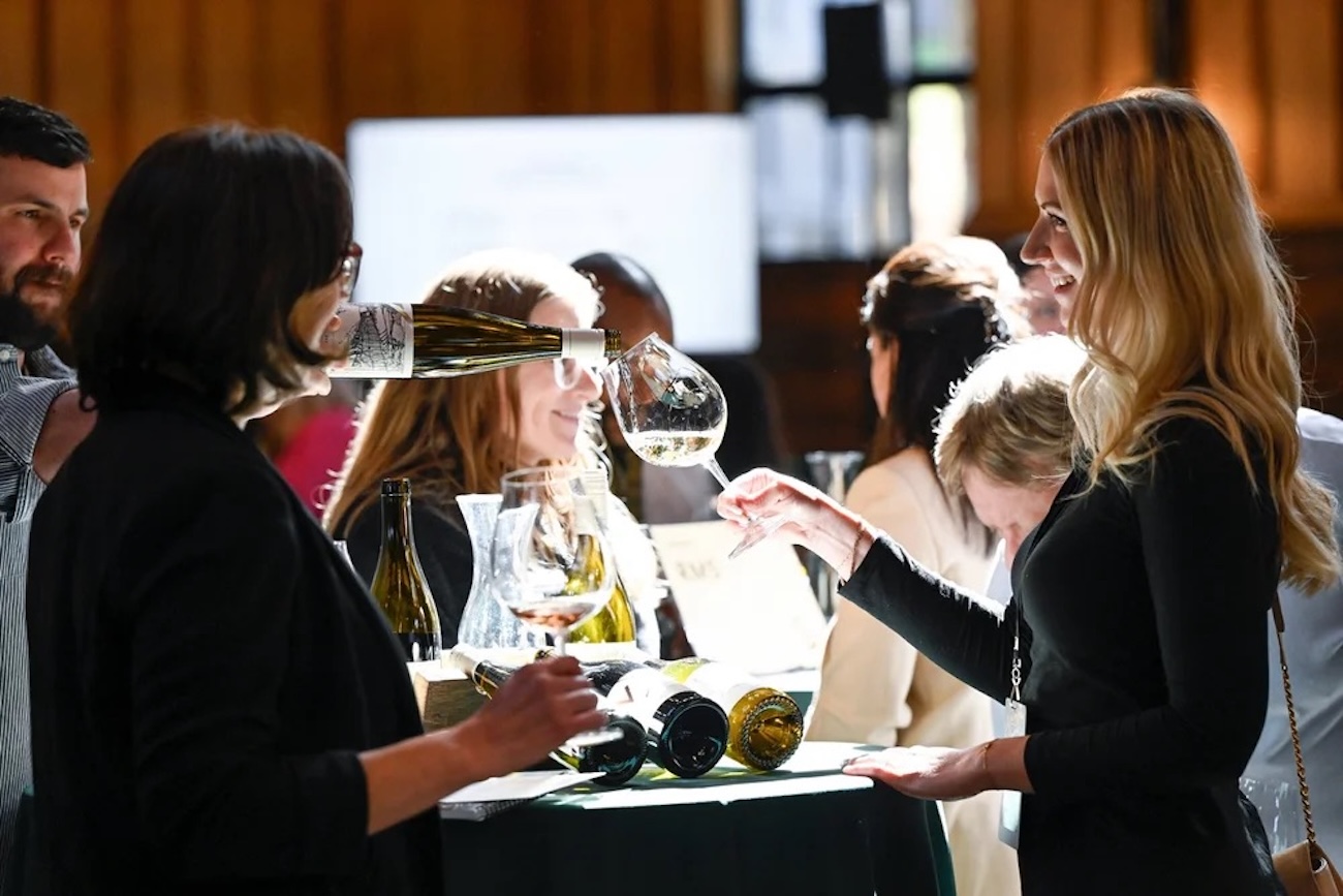 Tasting at the 2025 auction