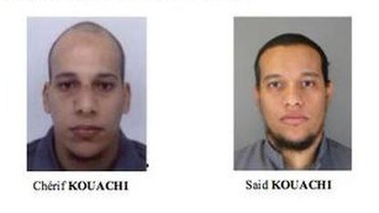 Photos released of Charlie Hebdo shooting suspects