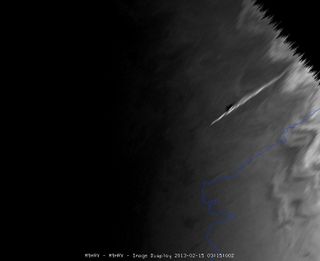Meteor Over Russia Seen by Meteosat-9