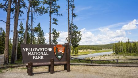 US National Park sign