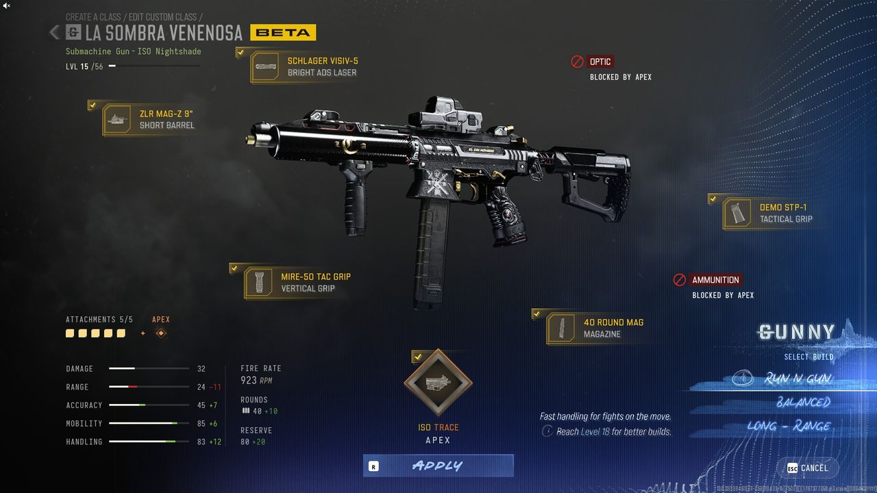 The user interface of Modern Warfare 4.