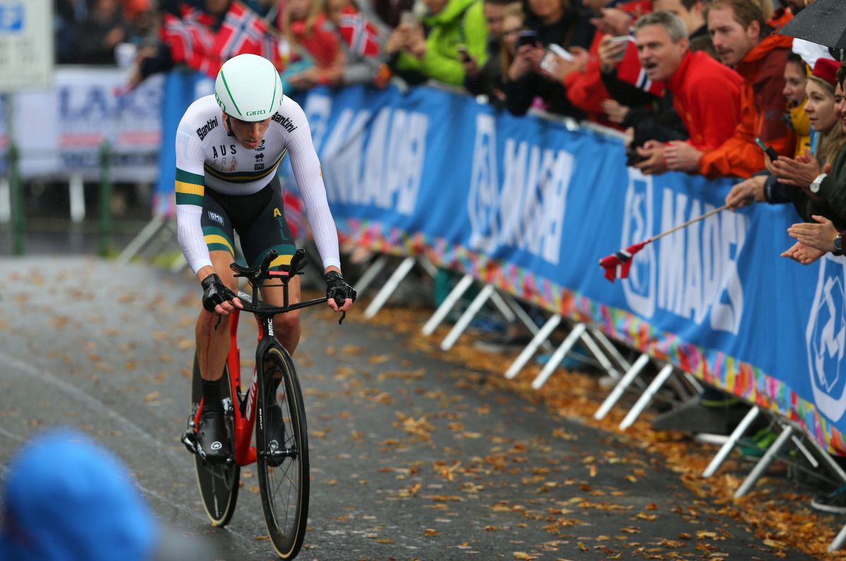 Rohan Dennis (Australia) close to finishing the TT