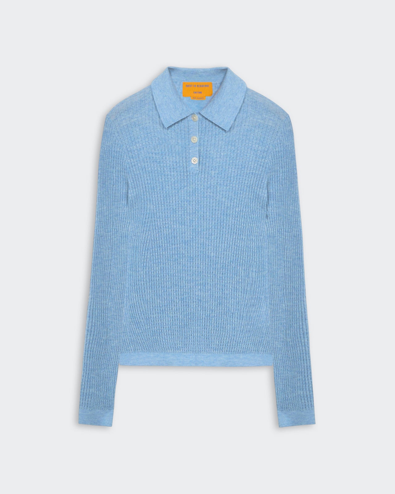 Ls Shrunken Polo - Heather Blue