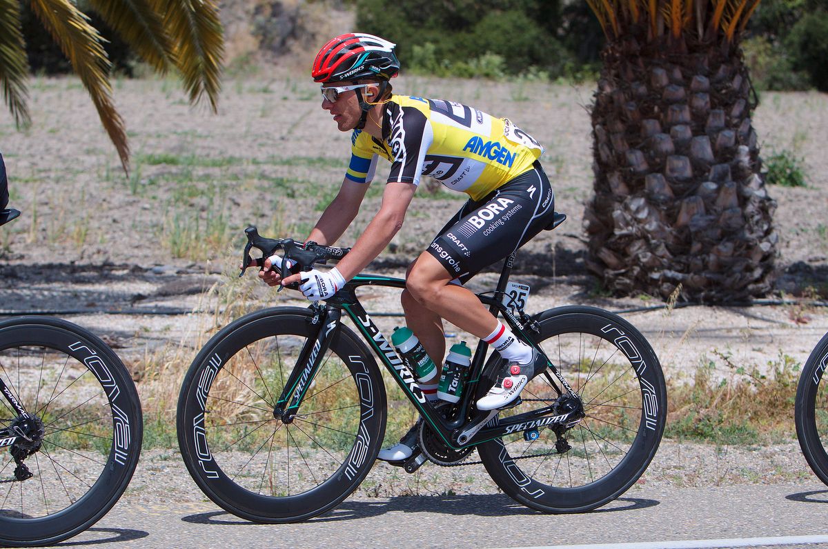 Race leader Rafa Majka (Bora-Hansgrohe)
