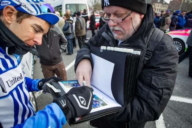 Belgian fans are crazy about getting autographs and keeping everything organized.