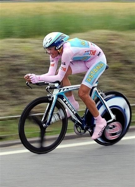 Contador during his Giro-winning ride