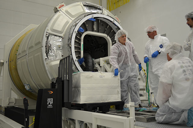 Cargo Delivered to the Cargo Module for Loading