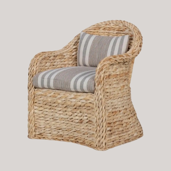 Alfredo Paredes Isla Dining Chair against a pale gray background.