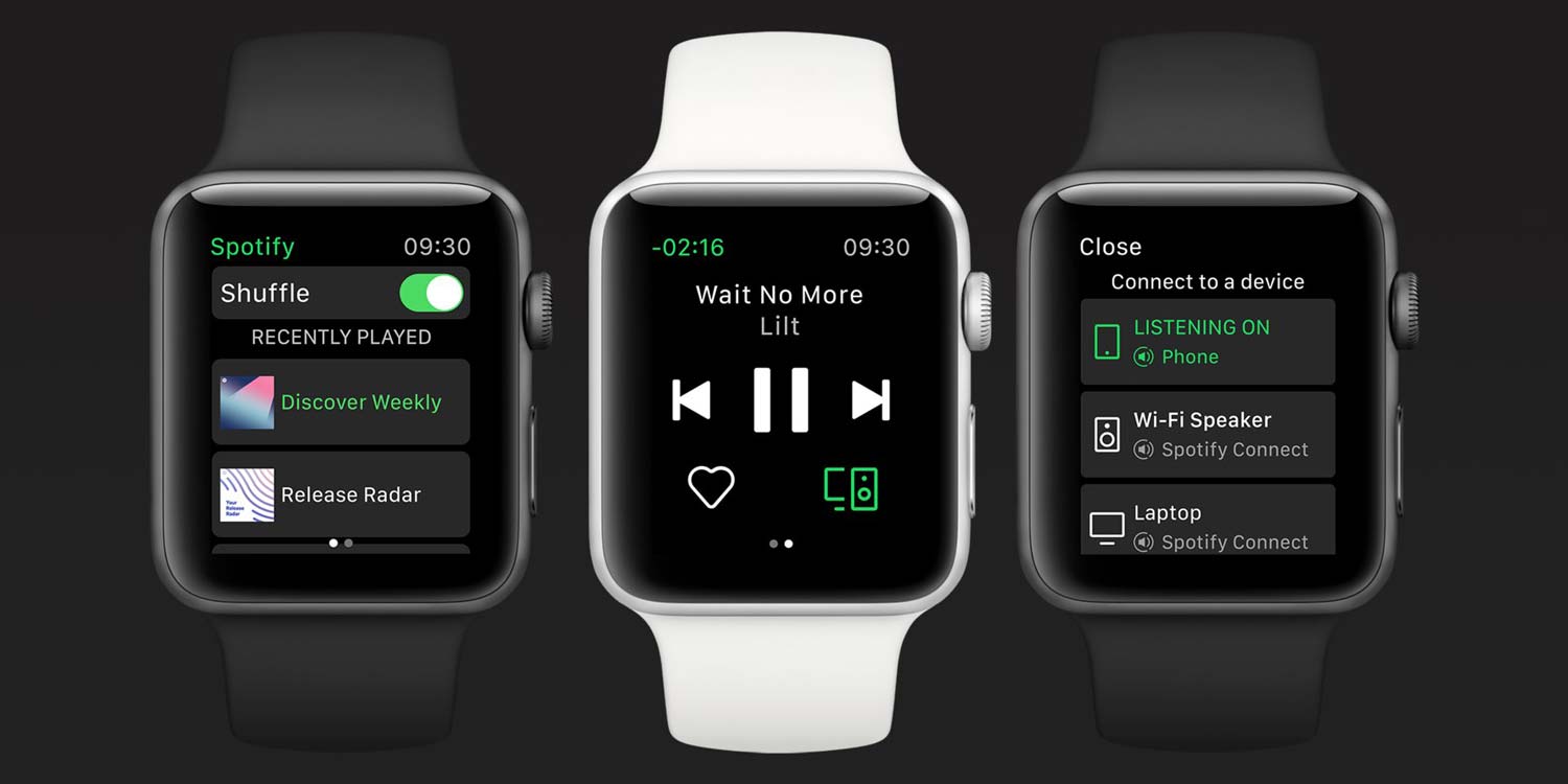 spotify compatible smart watches