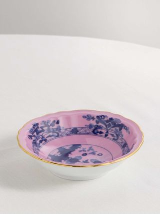 Antico Doccia 15cm Gold-Plated Porcelain Fruit Bowl