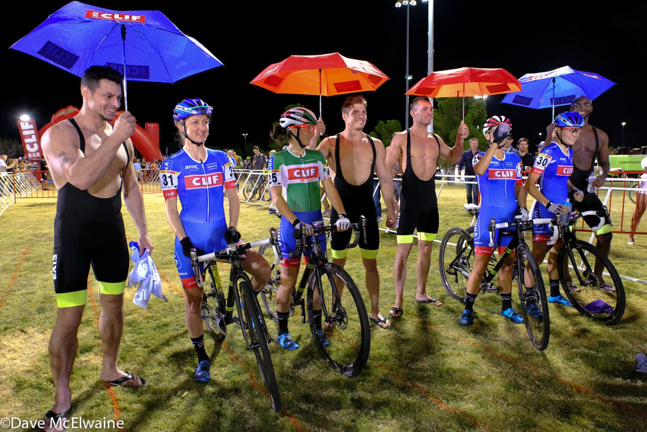 The Luna Pro Team unveiled their new Cliff Pro Team name and kit before the race