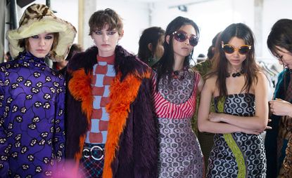 Marni A/W 2017 fashion show models