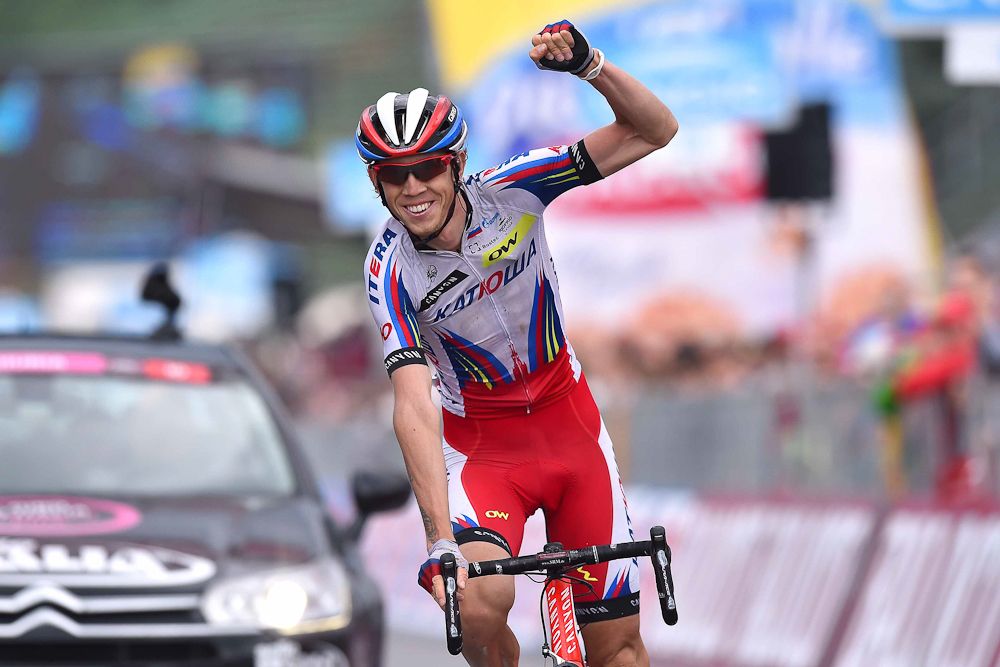 Ilnur Zakarin (Katusha) takes the Giro's stage 11 win.
