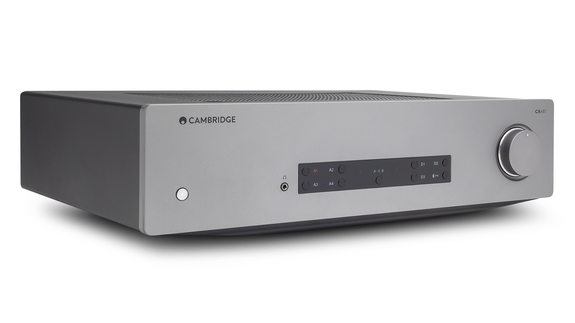 Cambridge Audio CXA81 Stereo Two-Channel Amplifier with Bluetooth and  Built-in DAC - 80 Watts Per Channel (Lunar Grey)