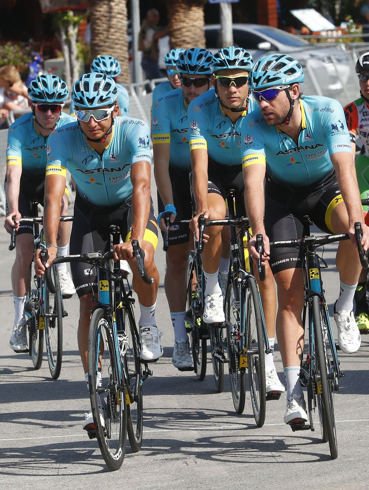 The Astana team are one of four WorldTour squads at the race