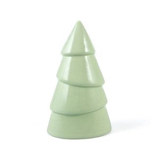 Glazed Green Standing Ceramic Tree 16.5cm