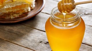 Honey in a jar