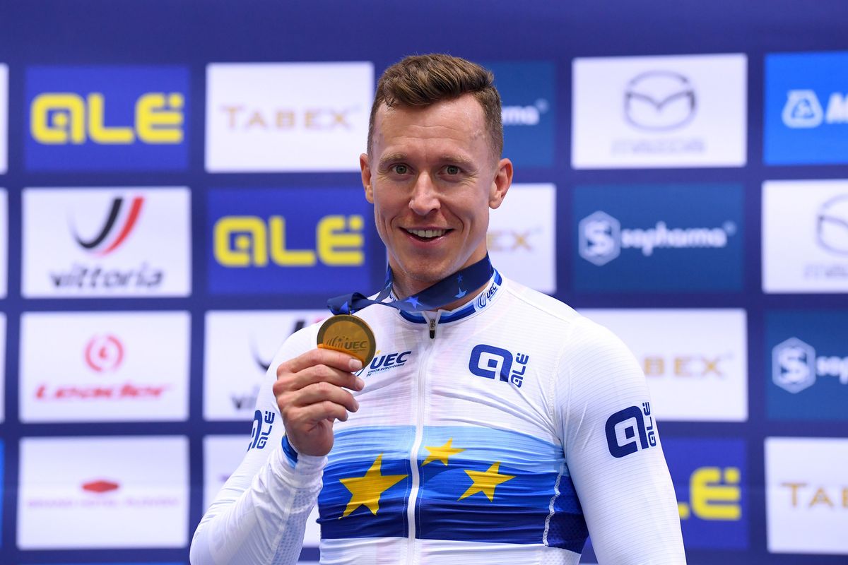 2020 UEC Track European Championships Plovdiv 5th Day 15112020 Men Km Time Trial Jacob Babek Czech Republic photo Dario BelingheriBettiniPhoto2020
