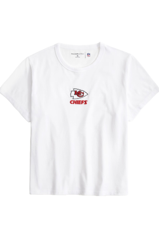 Abercrombie & Fitch Short-Sleeve Kansas City Chiefs Graphic Skimming Tee (Was $45) 