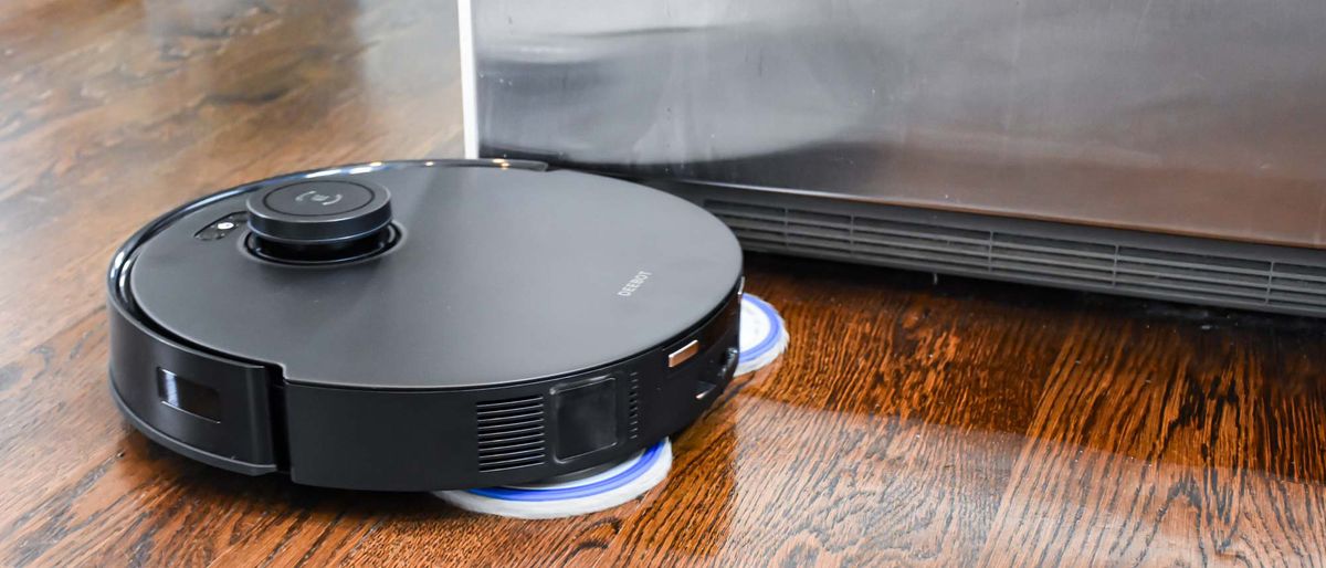 Ecovacs Deebot T30s vacuum on floor