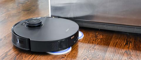 Ecovacs Deebot T30s vacuum on floor