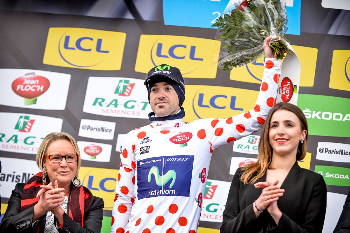 KOM leader Jon Izaguirre (Movistar)