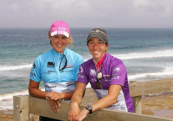Alexis Rhodes took the Young Rider's jersey