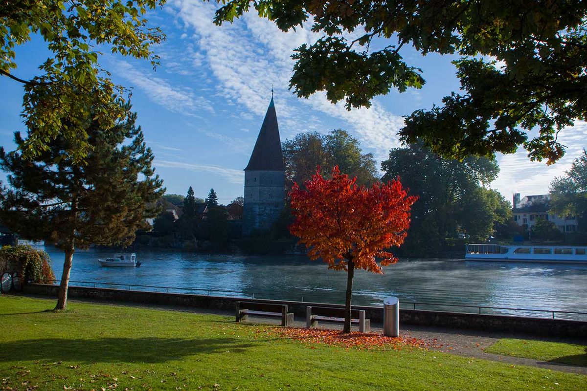 Switzerland was cold but beatiful.