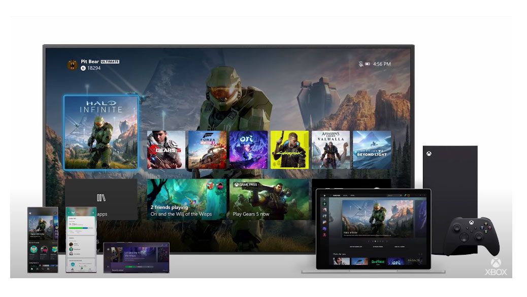 xbox series one UI